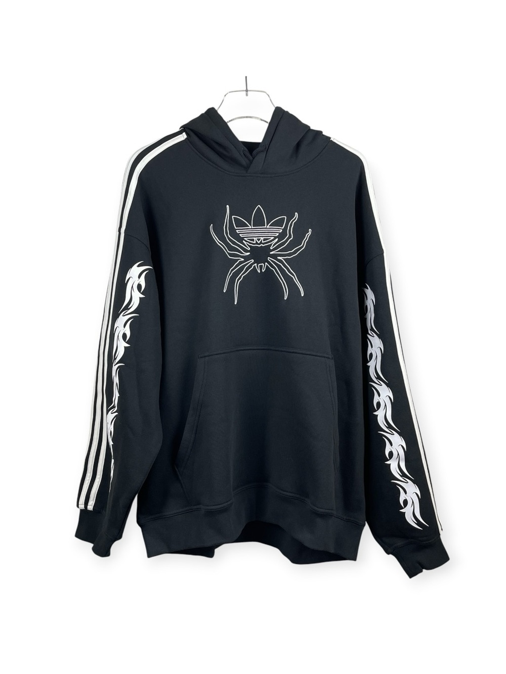 Adidas Pullover Hoodie Sweatshirt Black Men’s Size L NWT MSRP $75